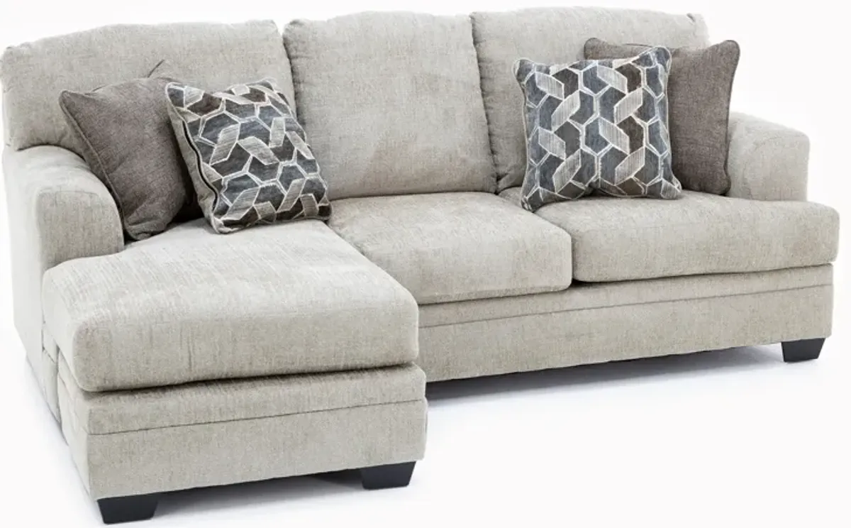 Harvey Reversible Chaise Sofa in Taupe