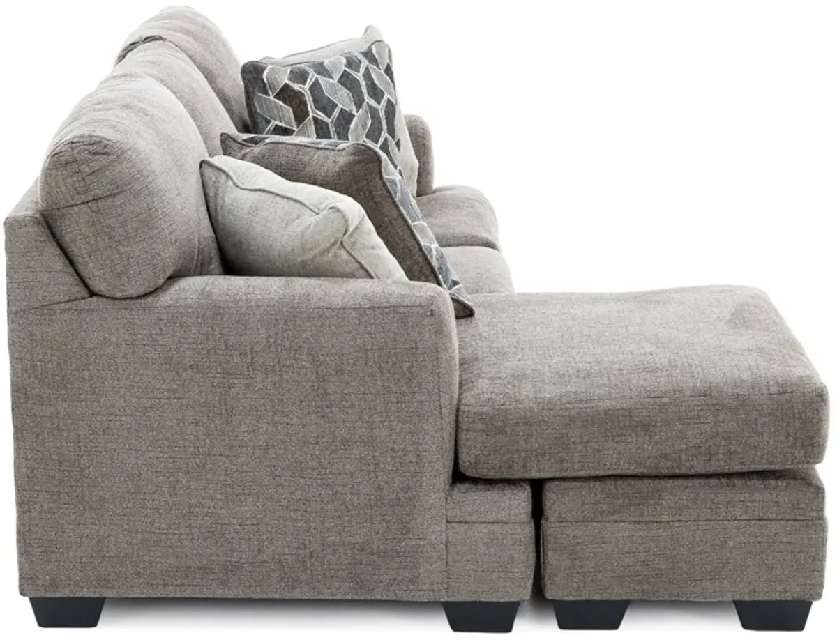 Harvey Reversible Chaise Sofa in Nutmeg