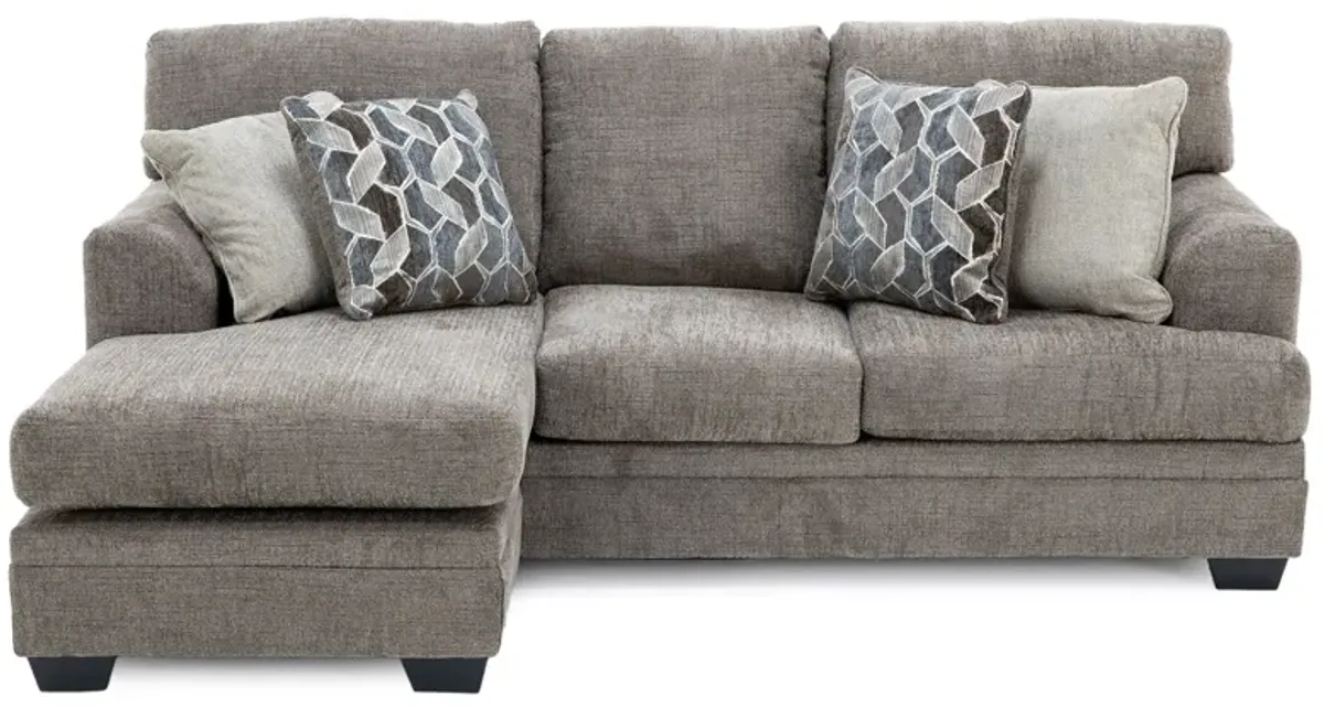 Harvey Reversible Chaise Sofa in Nutmeg