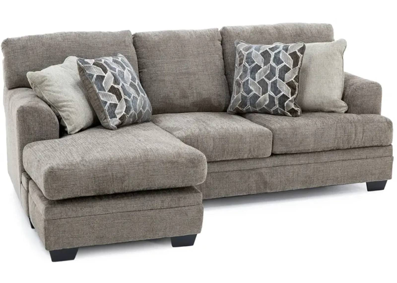 Harvey Reversible Chaise Sofa in Nutmeg