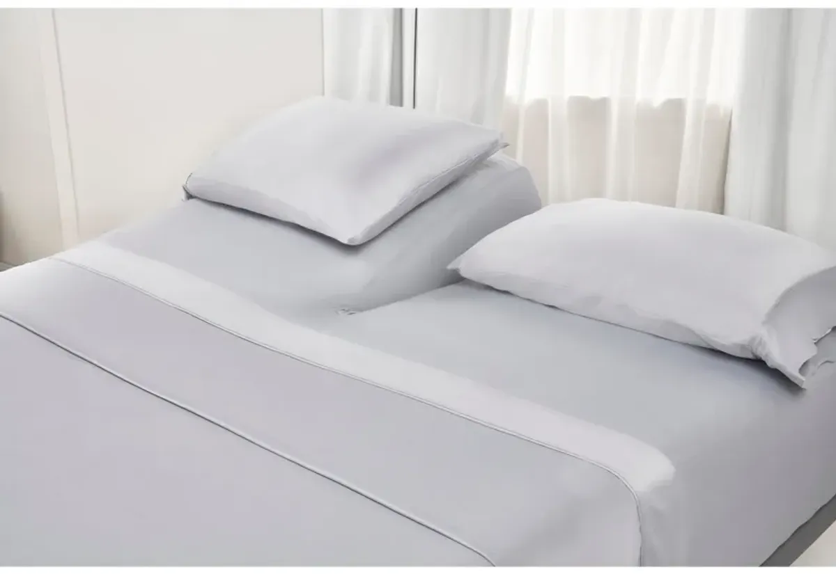 Dri-Tec Light Grey Split Head Queen Sheet Set