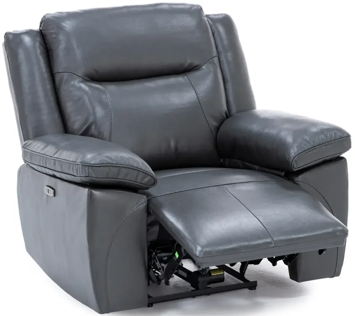 Castle Leather Power Headrest Recliner