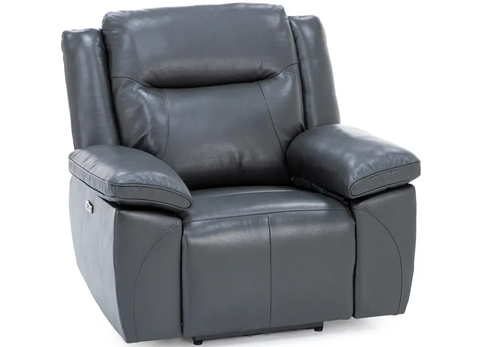 Castle Leather Power Headrest Recliner