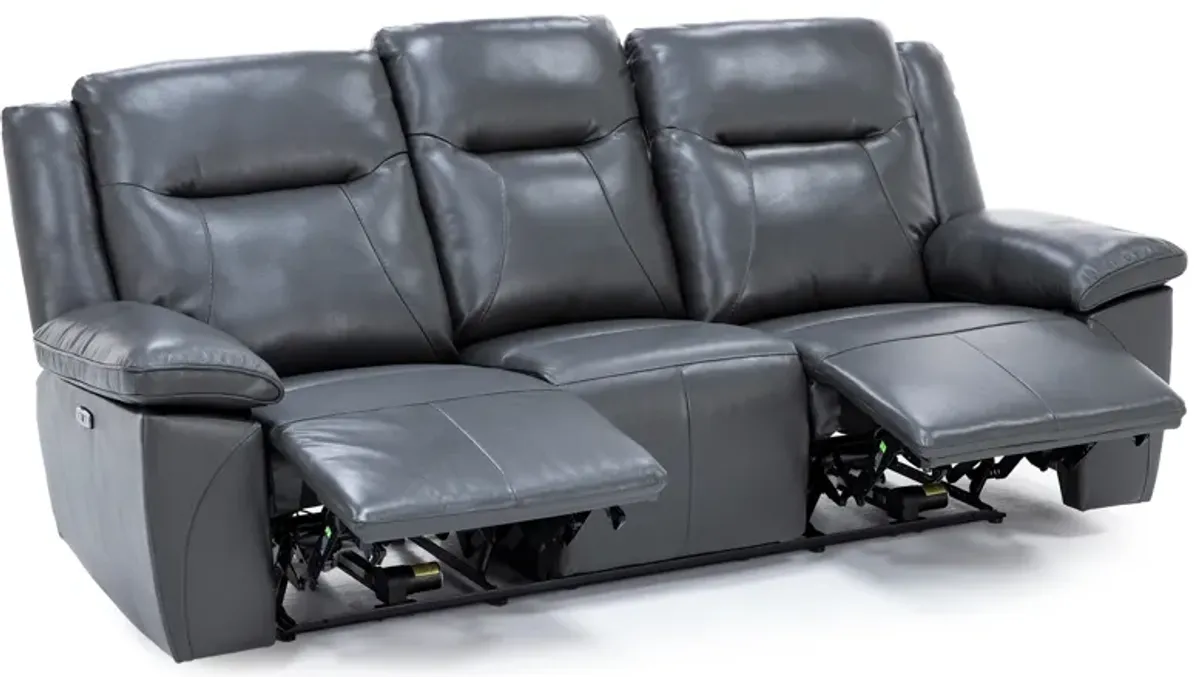 Castle Leather Power Headrest Reclining Sofa