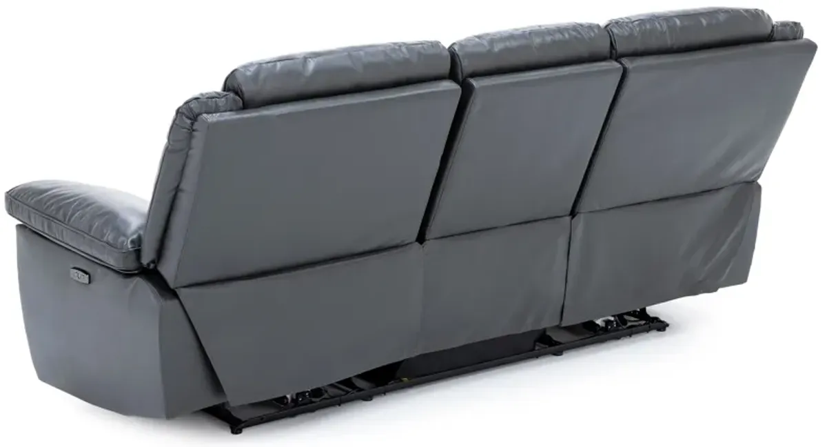 Castle Leather Power Headrest Reclining Sofa