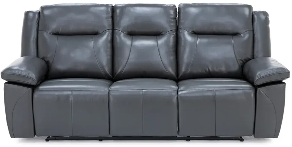 Castle Leather Power Headrest Reclining Sofa