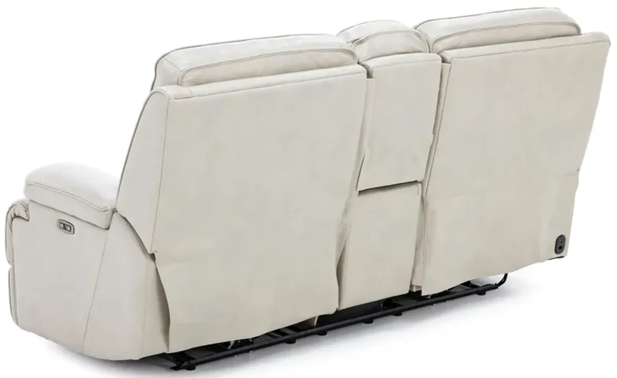 Direct Design Ace Leather Power Headrest Zero Gravity Reclining Console Wall Saver Loveseat