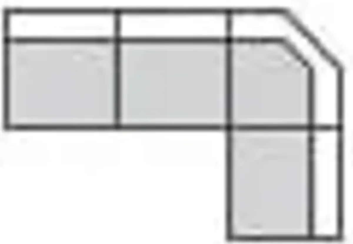 King Hickory Bentley 2-Pc. Sectional Left-Facing in Uprise Mineral with Stately Carbon Pillows