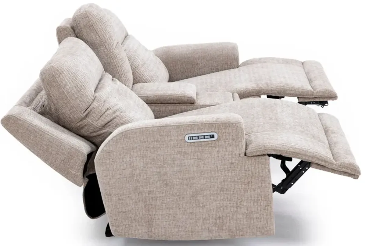 Genesis 3-Pc. Fully Loaded Reclining Console Loveseat