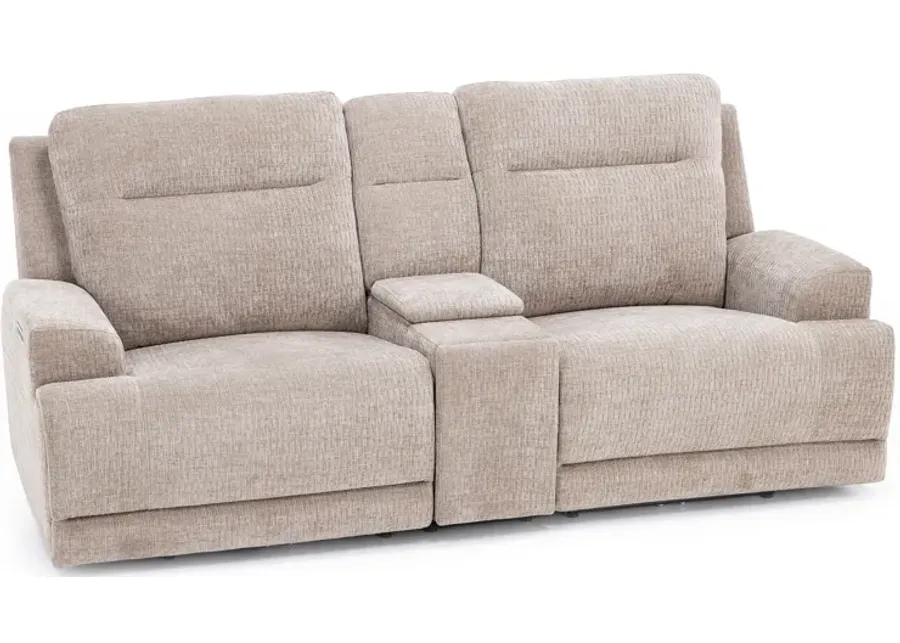 Genesis 3-Pc. Fully Loaded Reclining Console Loveseat