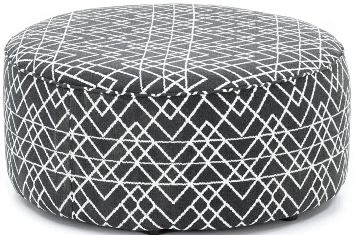 Darla Round Cocktail Ottoman