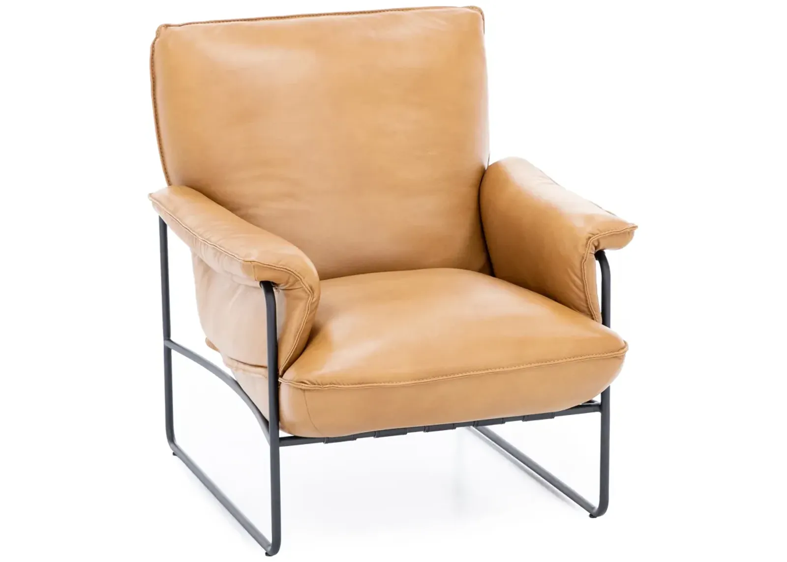 Julian Leather Accent Chair