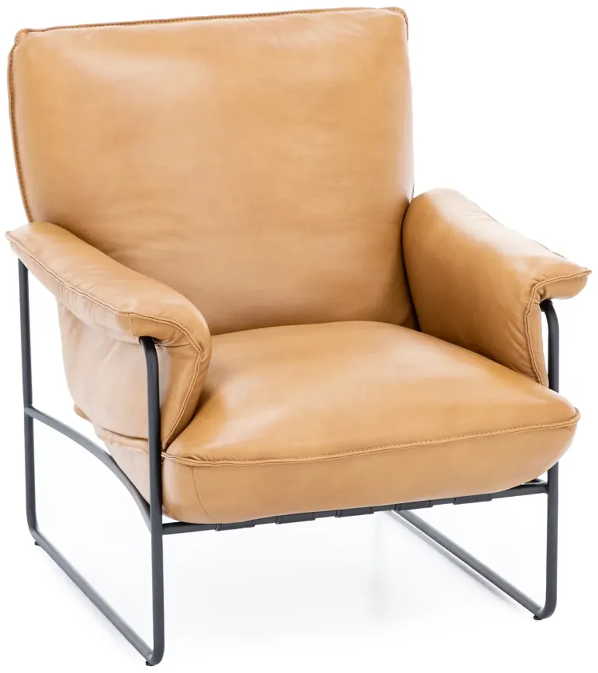 Julian Leather Accent Chair