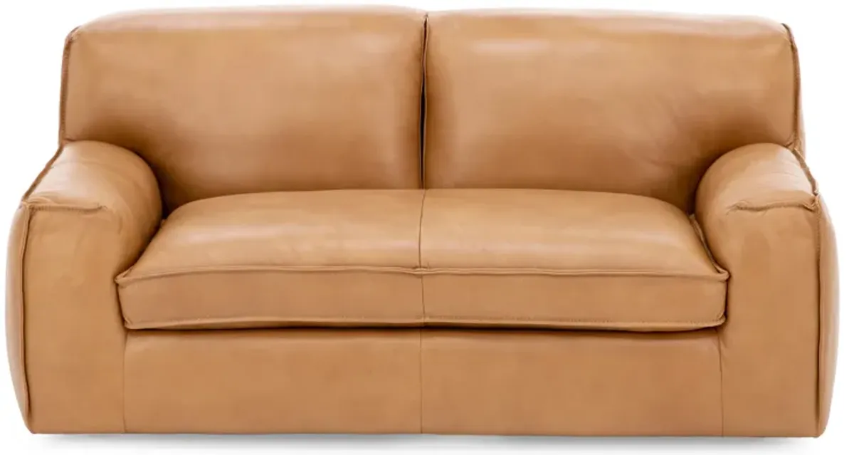 Cameron Leather Loveseat