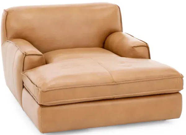 Cameron Leather Chaise