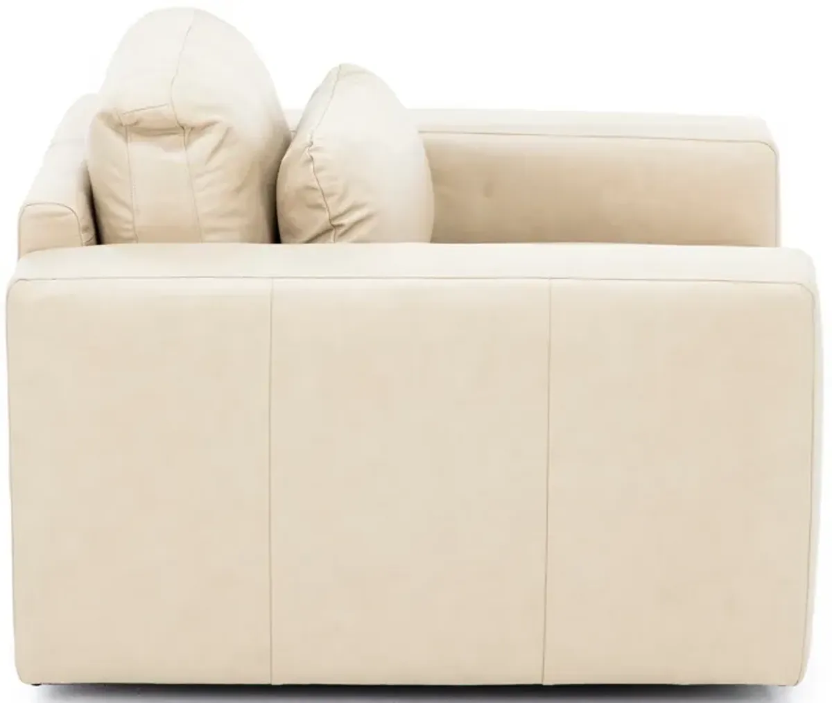 Custom Style Solutions Leather Max Track Arm Swivel Chair