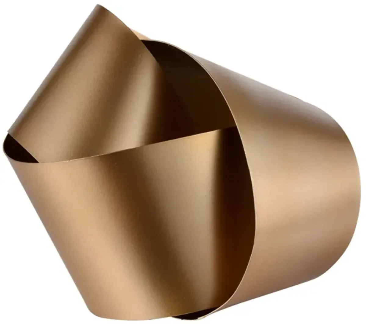 Large Gold Metal Knot Decor 10"W x 7.6"H