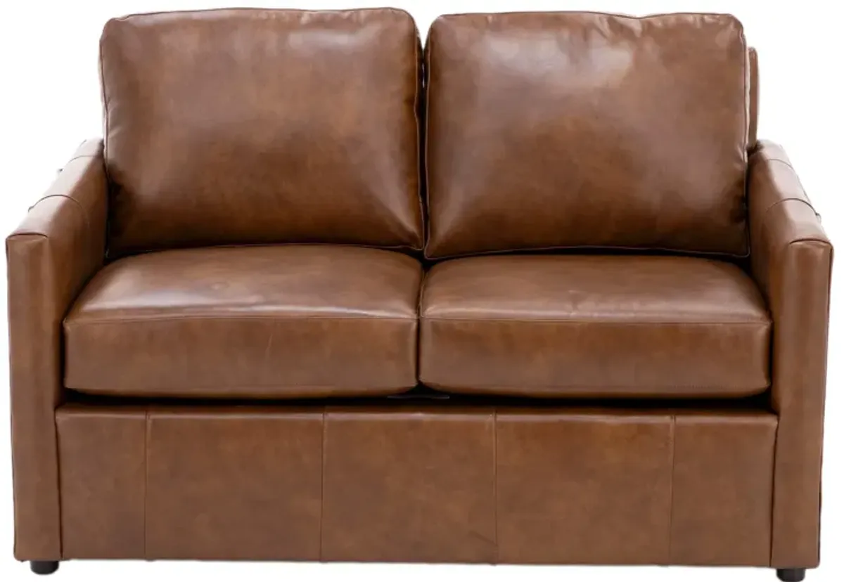 Savannah Leather Loveseat