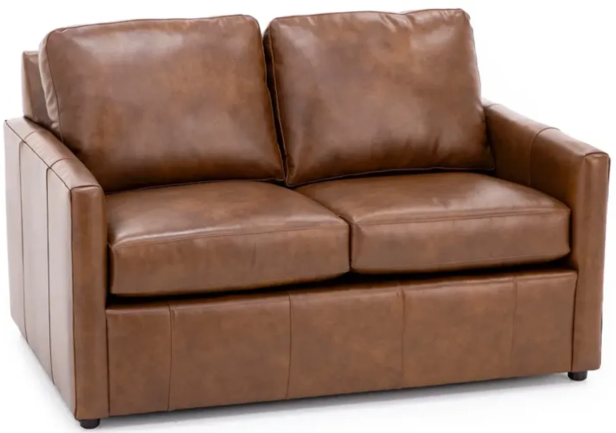 Savannah Leather Loveseat