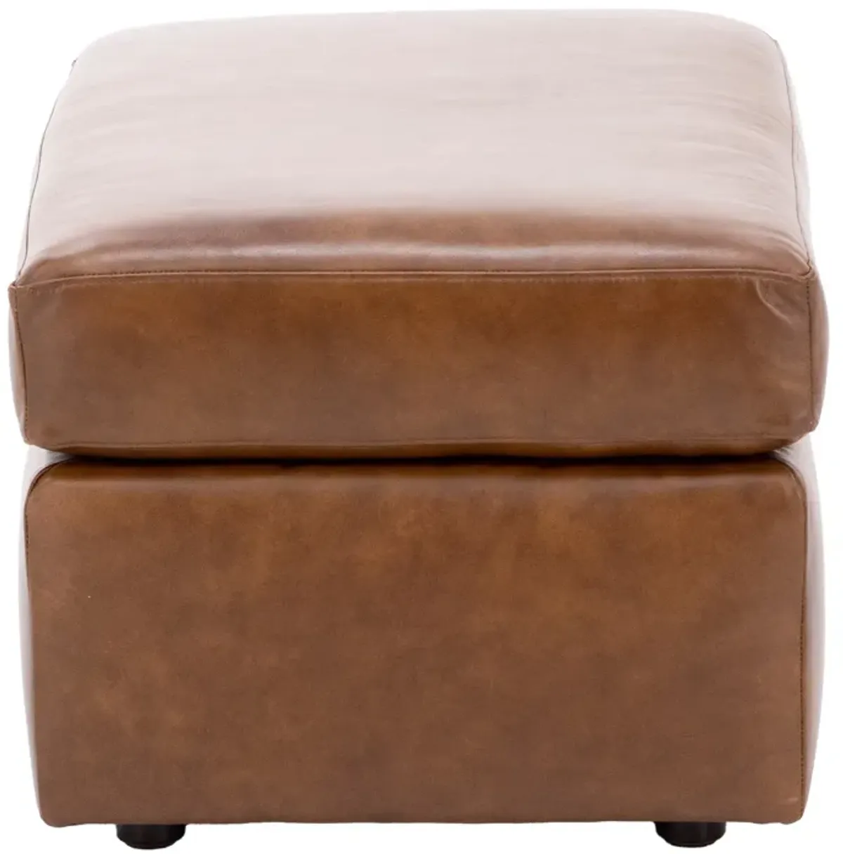 Savannah Leather Ottoman