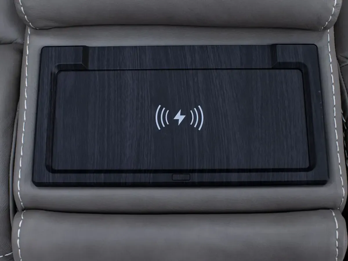 Faye Leather 6-Pc. Fully Loaded Wall Saver Reclining Modular with Heat and Massage