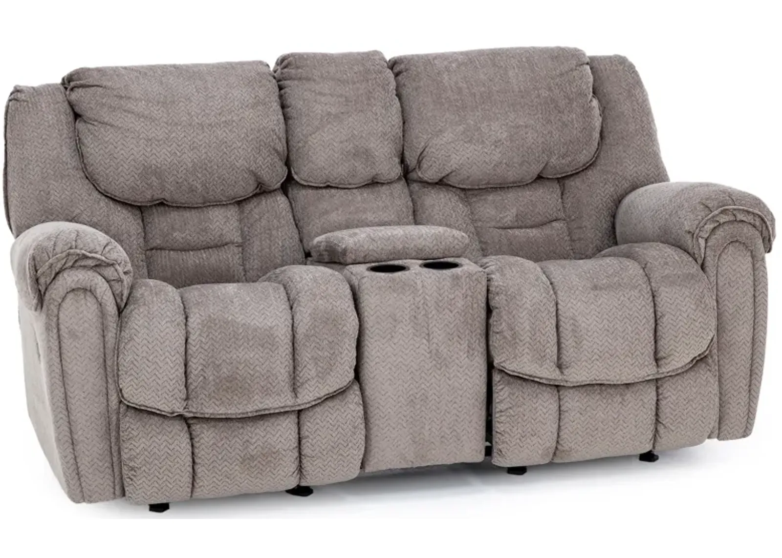 Harlow Rocker Reclining Console Loveseat