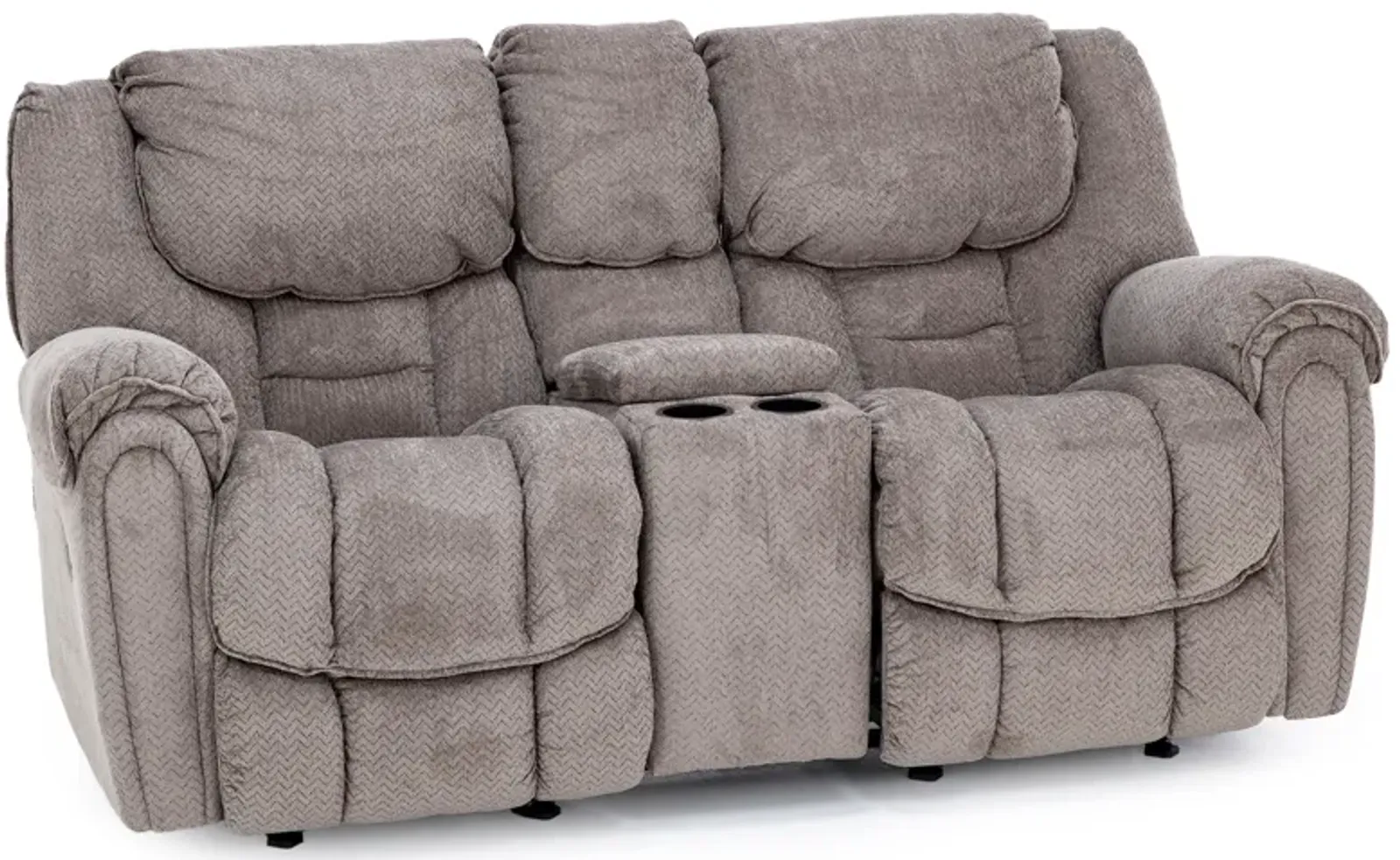 Harlow Rocker Reclining Console Loveseat