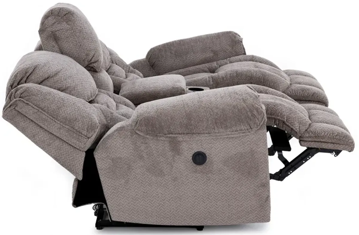 Harlow Power Reclining Console Loveseat