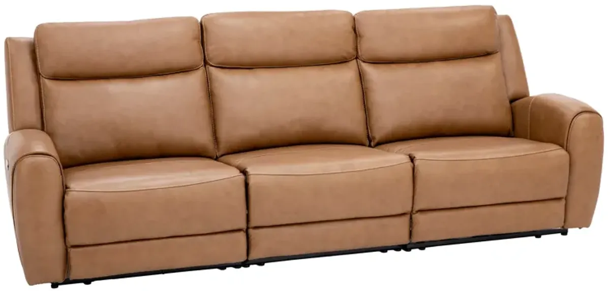Silverado 3-Pc. Leather Power Headrest Reclining Sofa