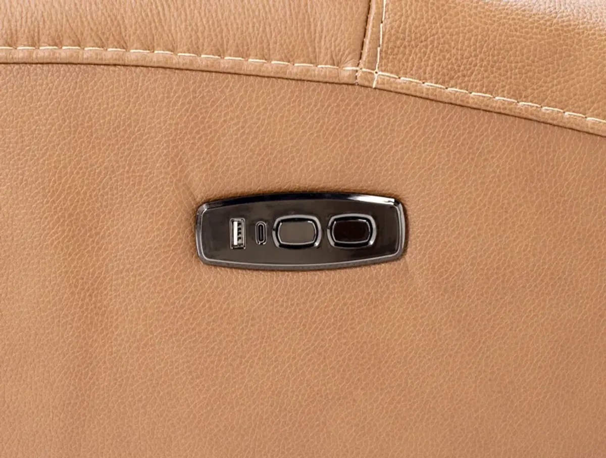 Silverado 2-Pc. Leather Power Headrest Reclining Loveseat