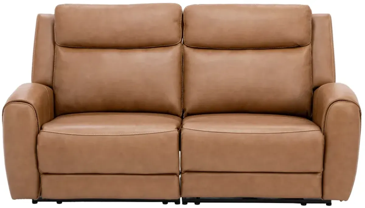 Silverado 2-Pc. Leather Power Headrest Reclining Loveseat