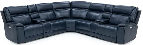 Duke 7-Pc. Leather Fully Loaded Zero Gravity Reclining Modular With Hidden Cupholders