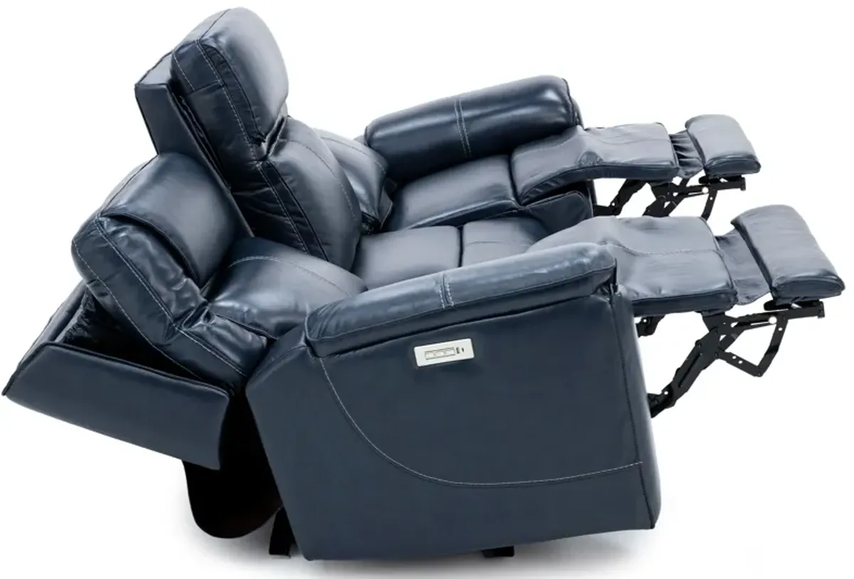 Duke 3-Pc. Leather Fully Loaded Zero Gravity Reclining Sofa With Hidden Cupholders