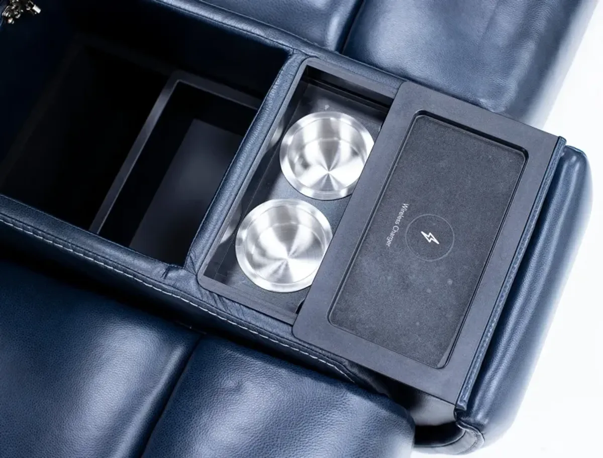 Duke 6-Pc. Leather Fully Loaded Zero Gravity Reclining Modular With Hidden Cupholders