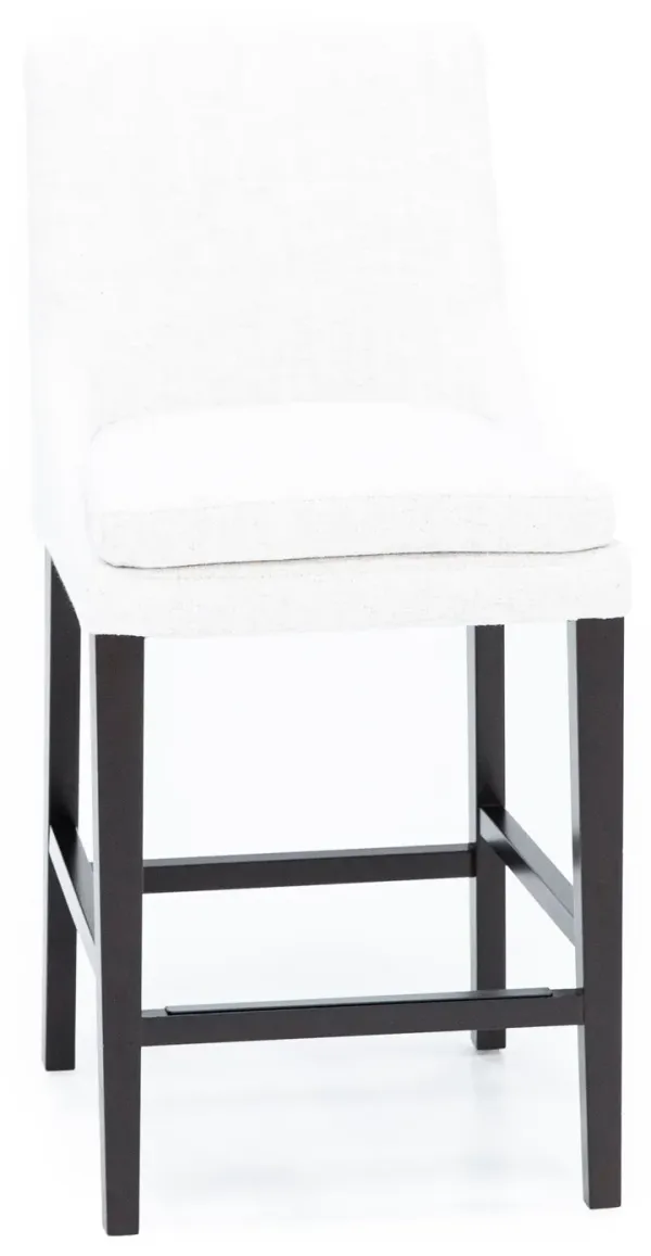 Aden 26" Counter Upholstered Stool In Coffee Wheat