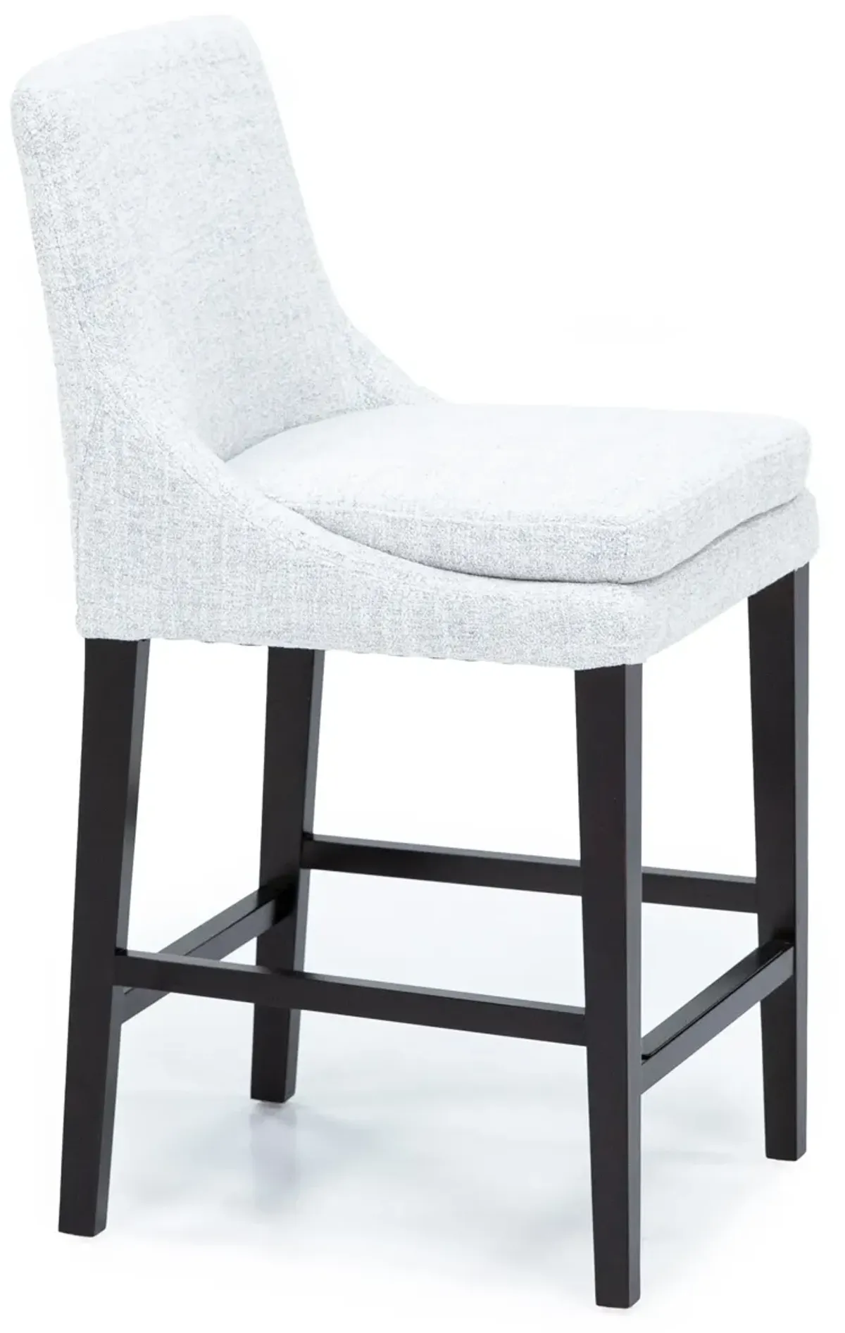 Aden 26" Counter Upholstered Stool In Coffee Cloud