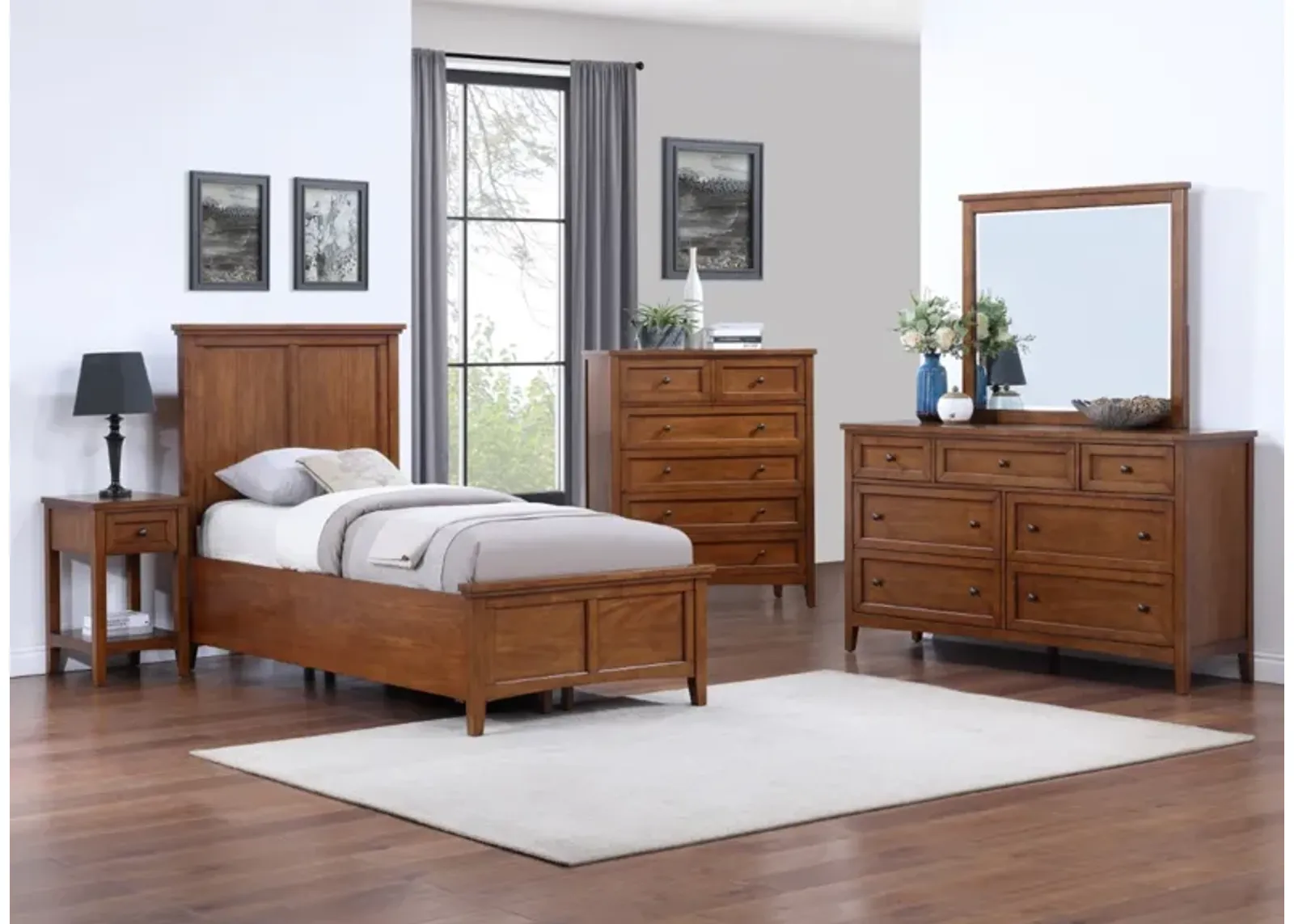 Spencer Twin Panel Bed