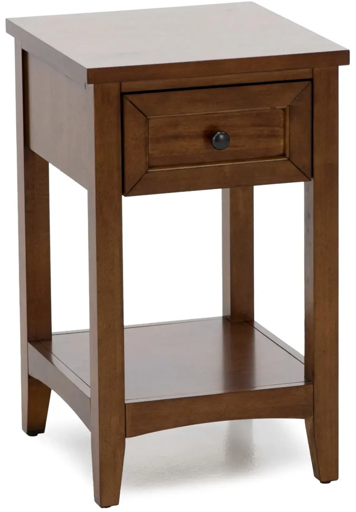 Spencer One Drawer Nightstand In Brown