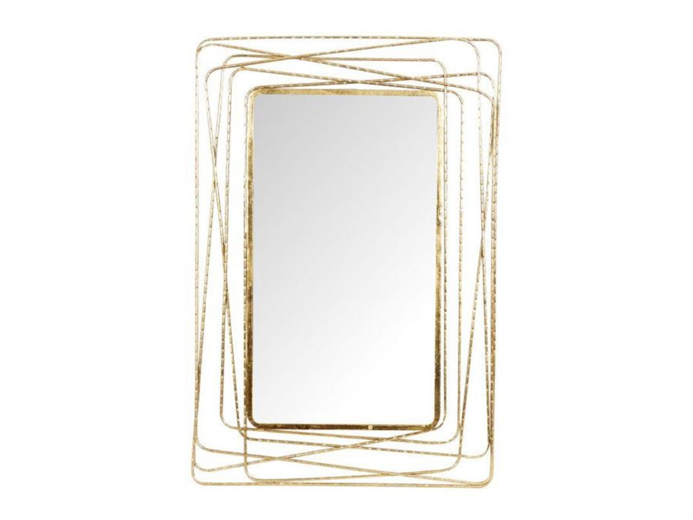 Gold Metal Wall Mirror 31"W x 47"H
