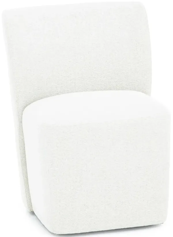 Reed Castered Chair with Performance Fabric