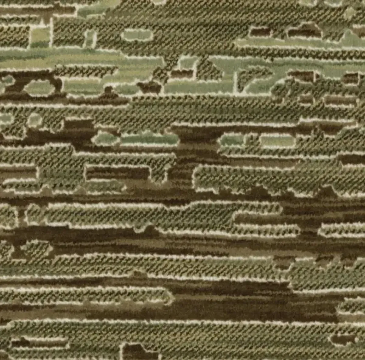 Reed Green/Tan/Brown Ombre Area Rug 7'10"W x 10'10"L