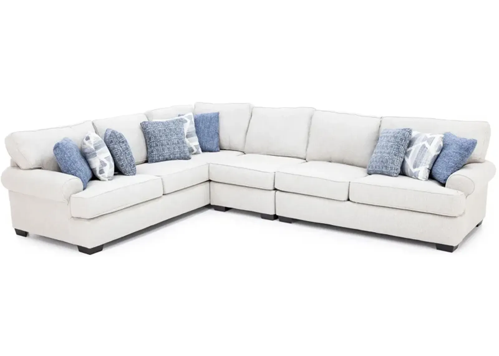 Hickory Homestead 3-Pc. Sectional in Wool