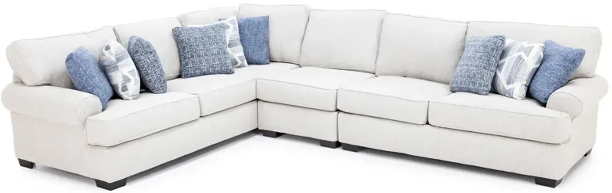 Hickory Homestead 3-Pc. Sectional in Wool