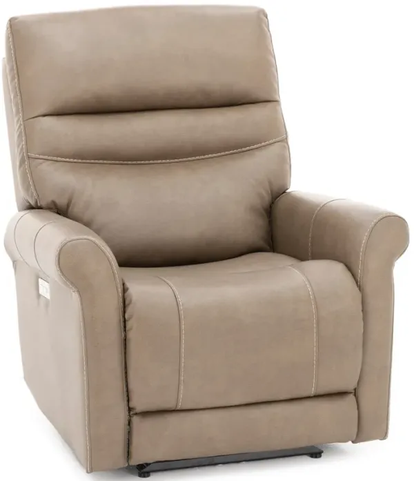 Jimmy Zero Gravity Power Recliner in Cappuccino