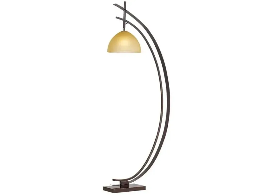 Bronze Orbit Floor Lamp 67.5"H