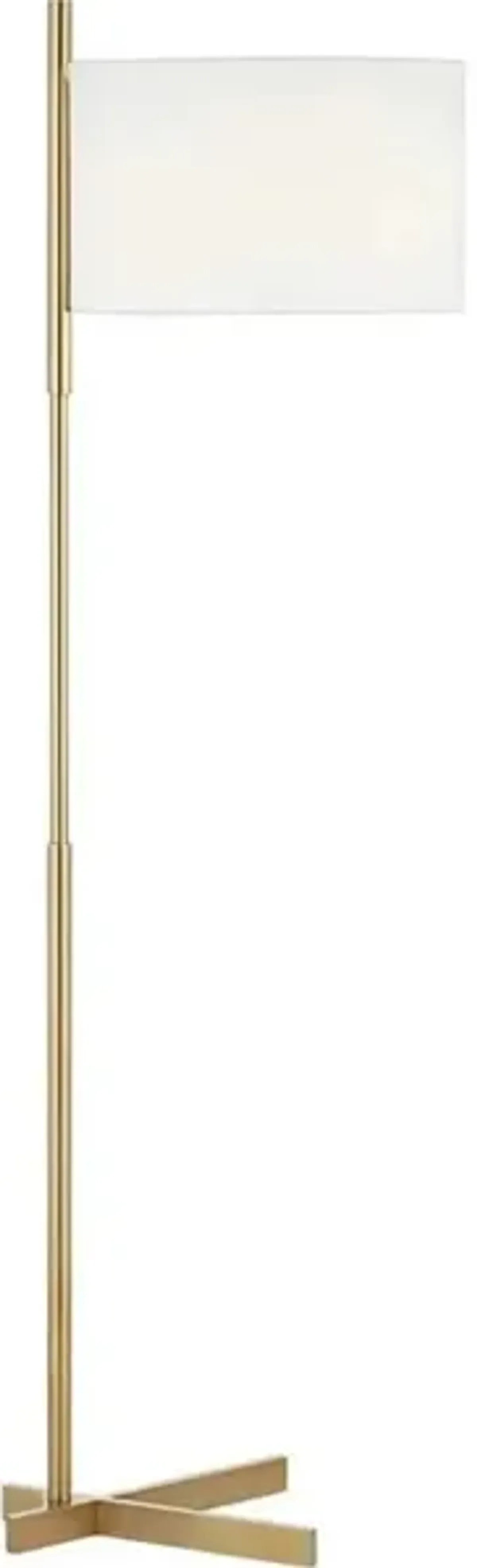 Warm Gold Floor Lamp 64"H