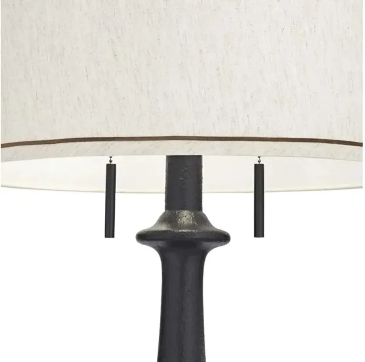 Black Floor Lamp 66"H