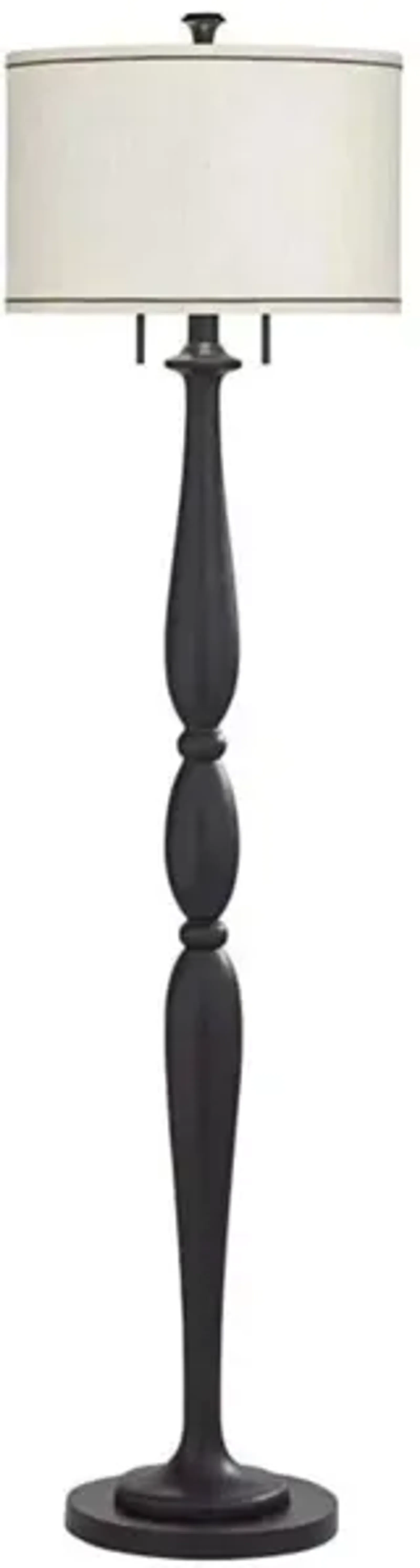 Black Floor Lamp 66"H