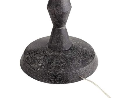 Black Wash Floor Lamp 75"H