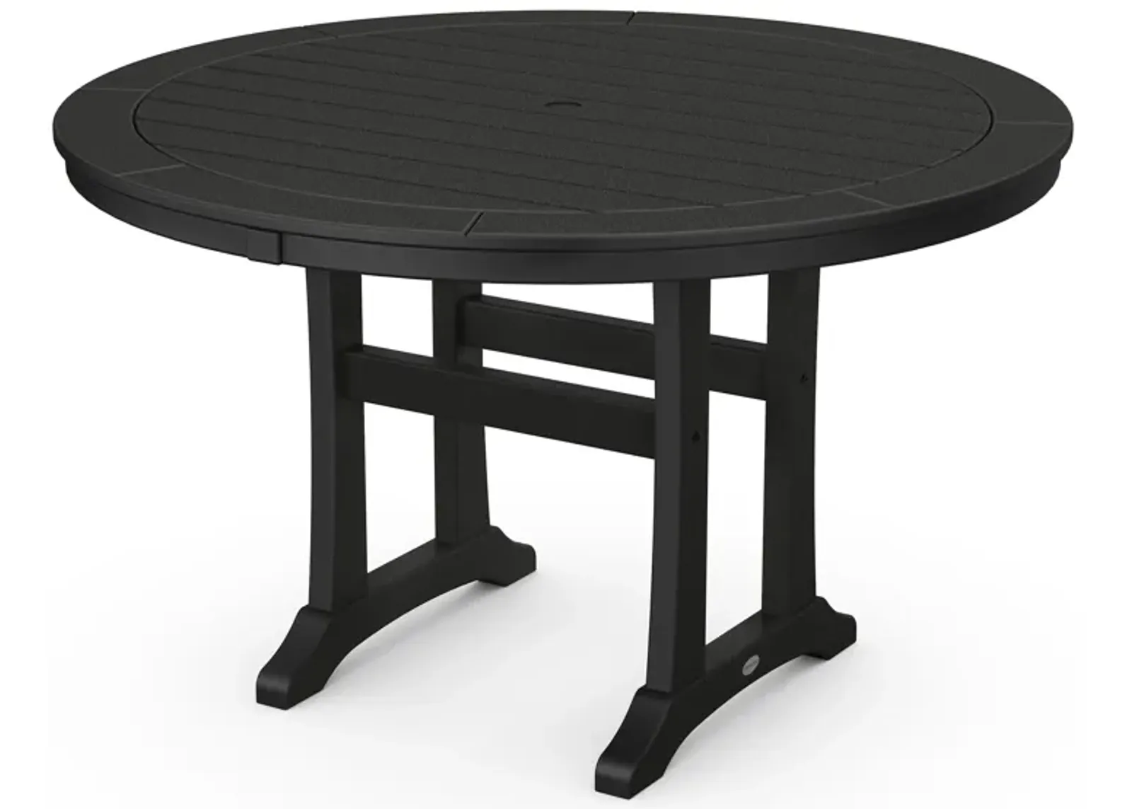 Nautical Trestle 48" Round Dining Table